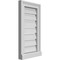 Ekena Millwork Vertical Surface Mount PVC Gable Vent: Functional, w/ 2"W x 2"P Brickmould Sill Frame, 12"W x 22"H GVPVE12X2203SF - alternate 2